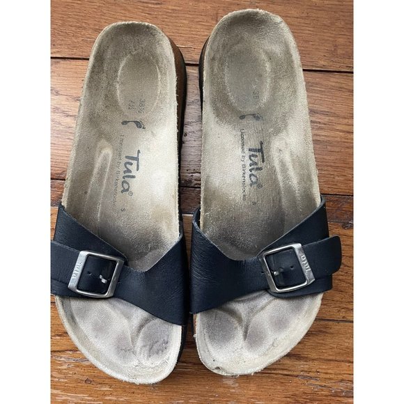 Tula Birkenstock slide sandals EU 38.5 US 7.5 - Picture 1 of 11
